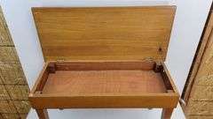 Maple Piano Bench. 32 x 14.5 x 19. B