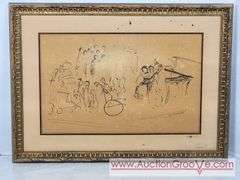 E. Chauser Original. 22 x 16. AB1