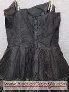 Vintage Ostrich Feather Dress with Photo of it in Action. Seems to be intact. Appears to be a size Small/Medium. CB