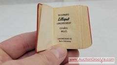 Langenscheidt Liliputt Dictionary. Spanish to English. Miniature, portable dictionary. FR1