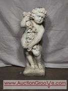 Four Seasons Cherub Garden Statue. 7 x 24. Two others in lots #291 and 47. FR7F