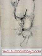 E. Chauser Original Charcoal. 16 x 24. AB1
