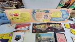 Disneyland circa 1960 plus various assorted ephemera as shown in photos. Y