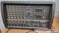 Mackie 406MFR series Amplifier power head. Powers up and some sound coming from a speaker but do not have reliable equipment and accessories to test it. T416