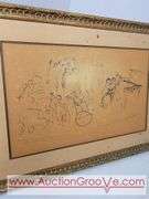 E. Chauser Original. 22 x 16. AB1