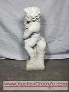 Four Seasons Cherub Garden Statue. 7 x 24. Two others in lots #291 and 47. FR7F