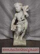 Four Seasons Cherub Garden Statue. 7 x 24. Two others in lots #47 and 292. FR7F