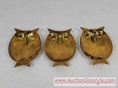FOUR Owl Ash Trays. 4 x 5 each. FR7