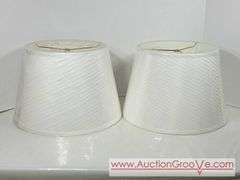 TWO Lamp Shades. Plastic Wrapping Still on. 15 x 10. B