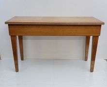 Maple Piano Bench. 32 x 14.5 x 19. B