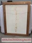 Large Original Painting In Unison? by E. Chauser '63. 40 x 52.5. BR