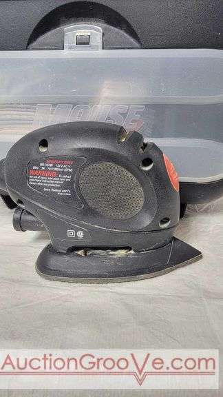 CRAFTSMAN MOUSE SANDER WITH ACCESSORIES as shown. Works. R4