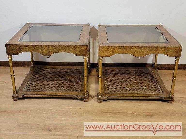 Two Large End Tables. 26 x 26 x 21. LR