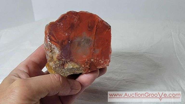 JASPER AGATE per note found. 946 grams. Photographed wet. R2
