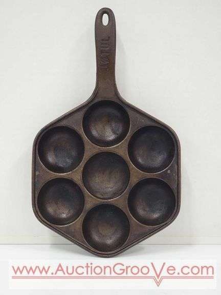 Jøtul Aebleskiver Cast Iron Pan #2. Product of Norway. A1