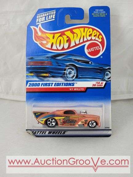 1999 Hot Wheels. 2000 First Editions. 41 Willy's. H