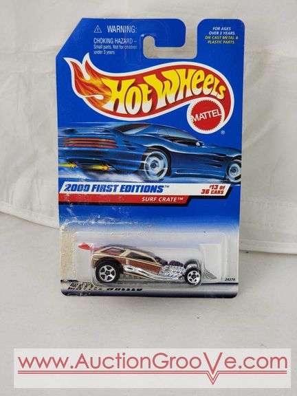 1999 Hot Wheels. 2000 First Editions. Surf Crate. M