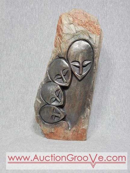 Shona Sculpture. Signed by Artist Innocent Chifutu. 12 x 5 x 2. A3