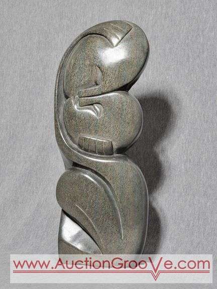 Shona Kissing Couple. 12 x 5 x 3. B3
