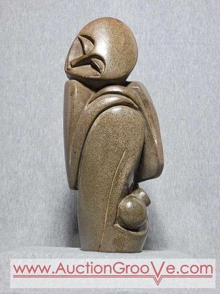 "Deep in Thought" Shona Sculpture. 11 x 5 x 3. B3
