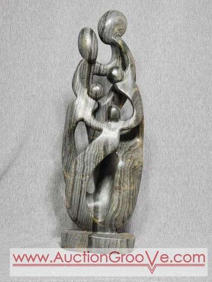 Shona Family of 5. 18 x 6 x 3. A4