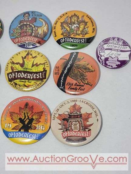 16 Oktoberfest Buttons. XCS