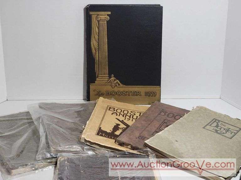 1917-1921, 1924-1926 1933 La Crosse High School Booster Year Books. PLUS 1928 and 1933 Central High School Booster Year Books. XCS