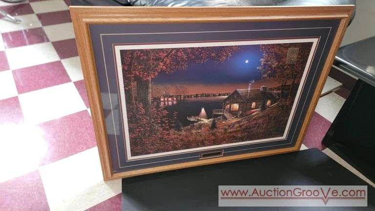 Evening Serenity Limited Edition Print by Jim Hansel. Signed and numbered 3897/9900. 39 x 29.