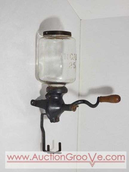 Antique Atwood Arcade 25 Coffee Grinder. XCS