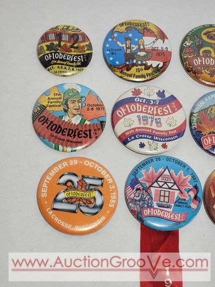16 Oktoberfest Buttons. XCS