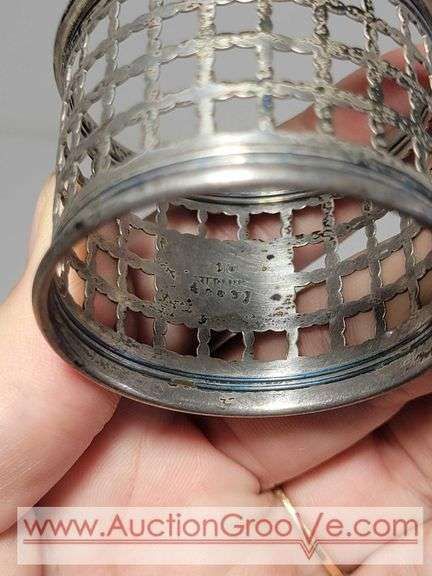 Sterling Silver Napkin Rings. Total Weight 50.3g. XCS