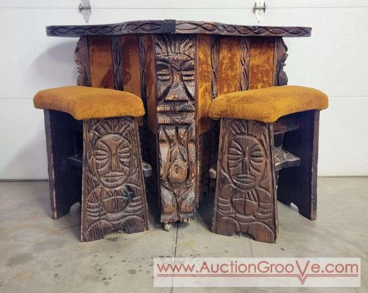 WITCO TIKI BAR. This AWESOME Mid Century Modern Tiki was conceptualized and manufactured by Robert Post Jr and William Westenhaver when they created WITCO in 1959. They became major players in the exo