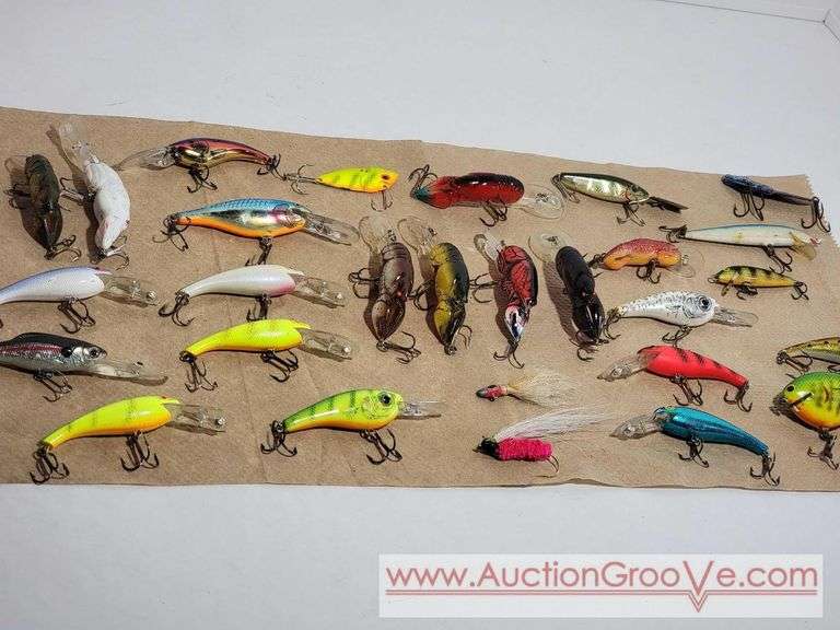 Fishing Lures. Rapala, Cordell, and Rebel. XCS
