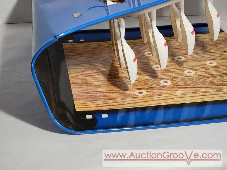 Vintage Tudor Bowling Game. Appears to function properly. 16 x 16 x 8. XSJ