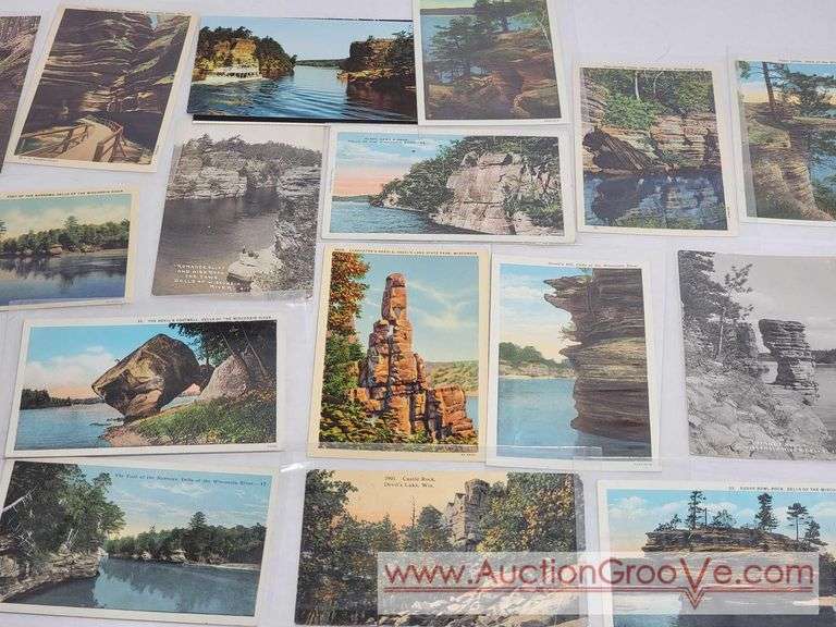 40+ Vintage Wisconsin Dells Postcards. XCS