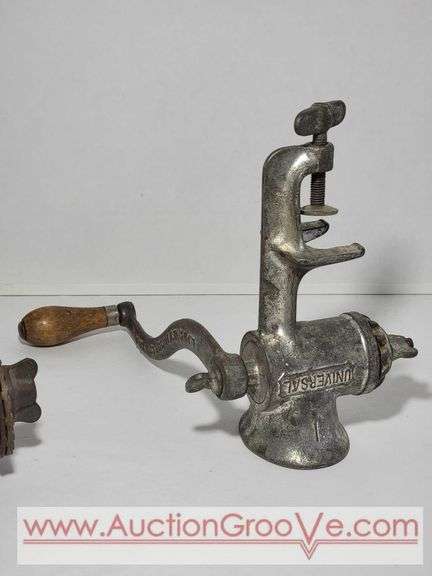 Two Meat Grinders. Universal and Climax. XCS