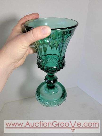 Fenton Signed Hand Painted Magnolia and Berries Footed Compote. 5 x 9.5. XAB
