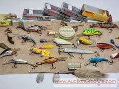 Fishing Lures. Plus 4 empty Rapala boxes. XCS