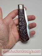 USA Camillus American WildLife Knife. Wolf Howling at the Moon. KB