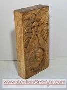 Dave Skelton Wooden Spirit Clock. 9 x 3 x 18. XAB