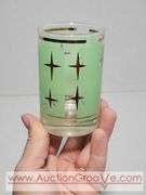 Bartlett Collins Atomic Star Drinking Glasses. XSJ