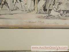 A Tragic Story at Avignon. Print. No. 30 R Ackermann's Repository of Arts. June 1818. 14 x 13. XCS
