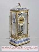 Hettich Mantel Clock. 8 x 5 x 17.5. Back glass missing. XED