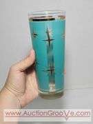 Bartlett Collins Atomic Star Drinking Glasses. XSJ