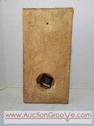Dave Skelton Wooden Spirit Clock. 9 x 3 x 18. XAB