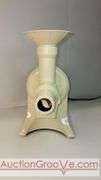 Champion Juicer. In original box and appears complete as shown in photos. Runs smoothly and shows no wear. Probably not used much, if at all. Sells to the highest bid over $180.