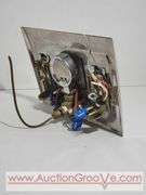 Chemetron Oxygen Manifold Panel. 9 x 6. XCS