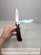 USA Camillus American WildLife Knife. Wolf Howling at the Moon. KB