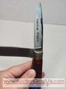 USA Camillus American WildLife Knife. Wolf Howling at the Moon. KB