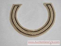 Two 1950s Faux Pearl Collars. XCS